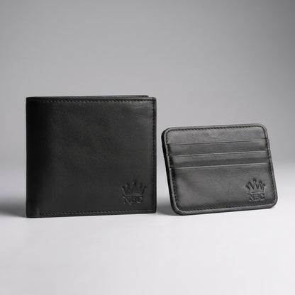NBC Plus – Men's Bifold Wallet & Card Holder Set